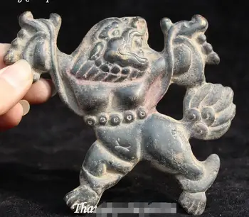 4" Old China Fengshui Bronze Bixie Foo Fu Dog Guardion Lion Lions Animal Amulet
4" Old China Fengshui Bronze Bixie Foo Fu Dog Guardion Lion Lions Animal Amulet