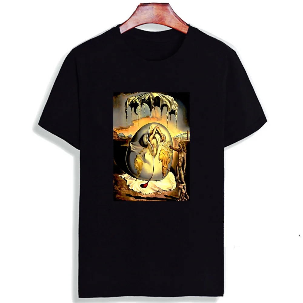 Fashion Short Sleeve T Shirt Men Salvador Dali Dream Surreal Art Printed 100% Cotton Top Tees Men O Neck T-Shirt Unisex TShirt
Fashion Short Sleeve T Shirt Men Salvador Dali Dream Surreal Art Printed 100% Cotton Top Tees Men O Neck T-Shirt Unisex TShirt
