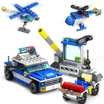 Baby Boy Building Blocks Toy Police Helicopter Car Building Block Police Building Building Block Gift Kids Educational Toys
Baby Boy Building Blocks Toy Police Helicopter Car Building Block Police Building Building Block Gift Kids Educational Toys