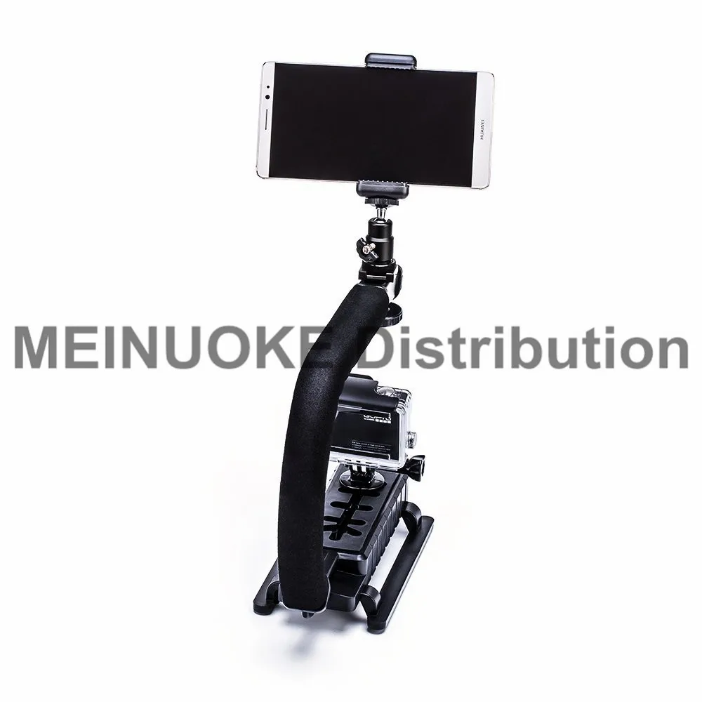 Handheld Handle Grip Stabilizer for Canon Nikon DSLR Camera, Gopro and Cell Phone
Handheld Handle Grip Stabilizer for Canon Nikon DSLR Camera, Gopro and Cell Phone