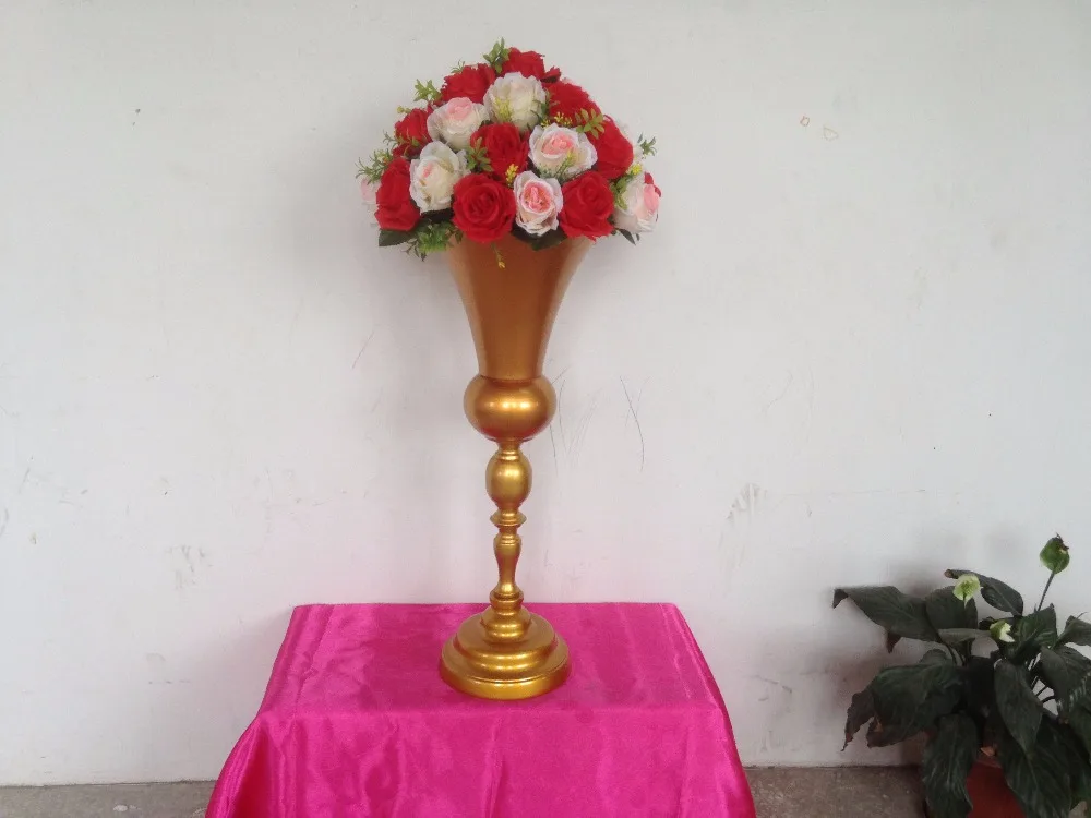 New arrival 62cm 24.4inch Express free shipping 10pcs/lot gold wedding table centerpiece vase
New arrival 62cm 24.4inch Express free shipping 10pcs/lot gold wedding table centerpiece vase