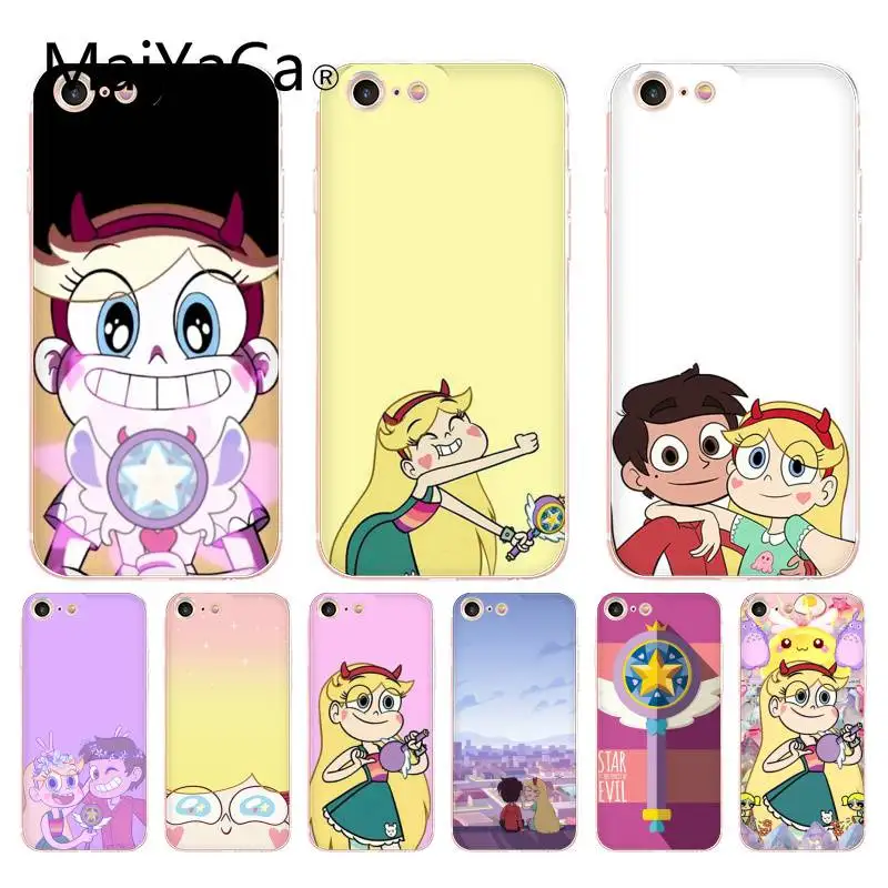 MaiYaCa For iphone 7 6 X Case Star vs the Forces of Evil Transparent Cover Case for iPhone 8 7 6 6S Plus XS XR
MaiYaCa For iphone 7 6 X Case Star vs the Forces of Evil Transparent Cover Case for iPhone 8 7 6 6S Plus XS XR