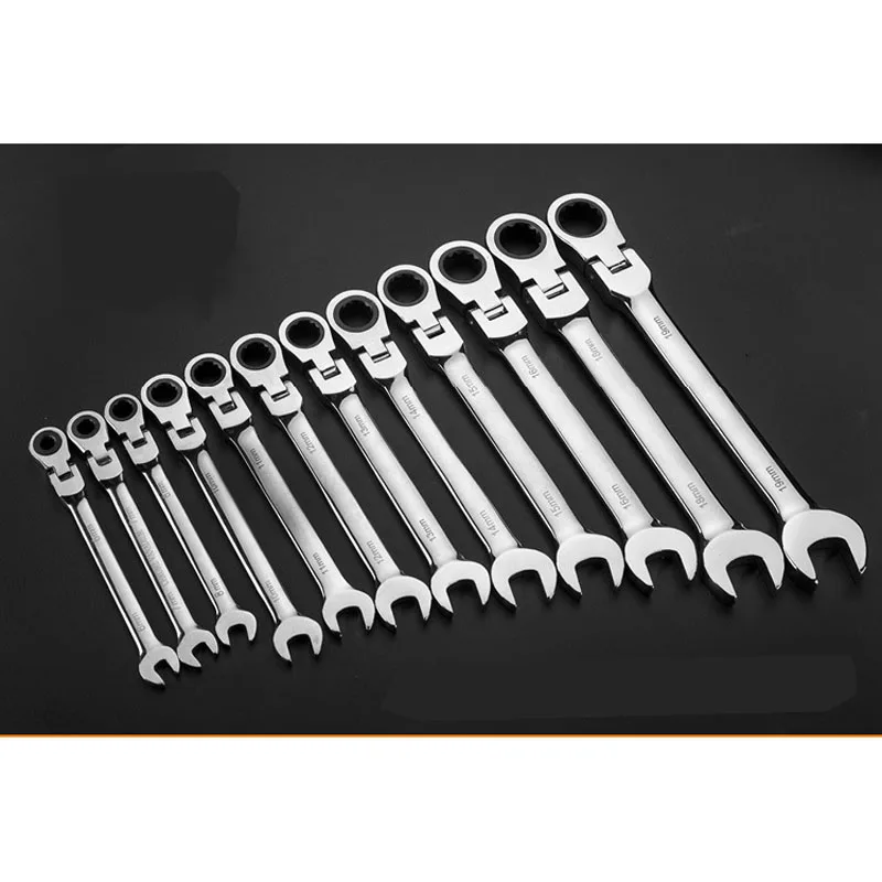 12Piece keys universal Ratchet wrench set Flexible Spanner 72Gears Adjustable Action car repair tools kit Torque Wrench
12Piece keys universal Ratchet wrench set Flexible Spanner 72Gears Adjustable Action car repair tools kit Torque Wrench