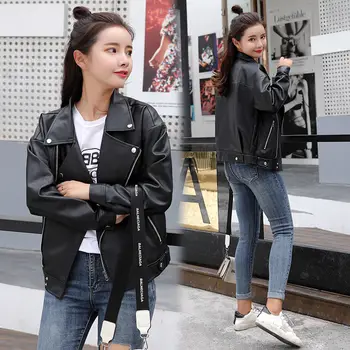 2020 Spring And Autumn New Beaded Women's Leather Jacket Short Slim Rivet Women's Clothing Fashion Leather Coat Female Black 
2020 Spring And Autumn New Beaded Women's Leather Jacket Short Slim Rivet Women's Clothing Fashion Leather Coat Female Black