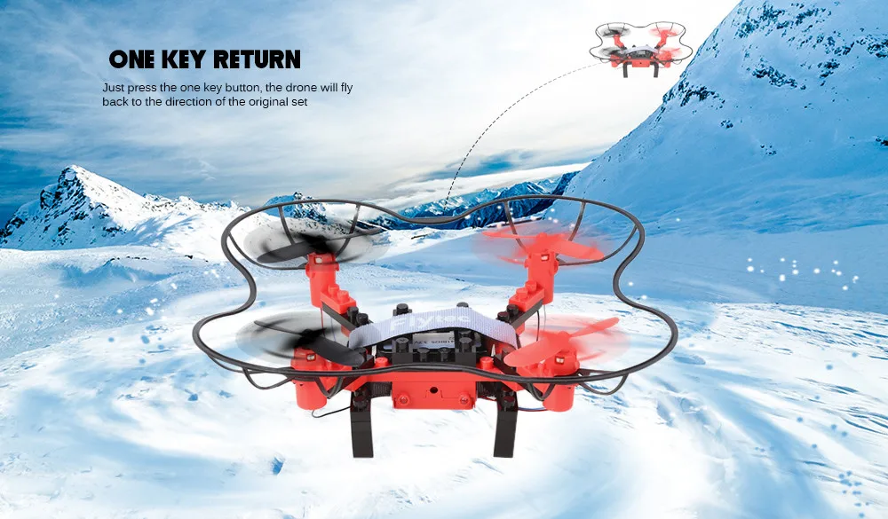 Flytec T11 DIY Building Blocks RC Quadcopter 2.4G 4CH 6-axis Gyro Headless Mode 3D Unlimited Flip Aircraft