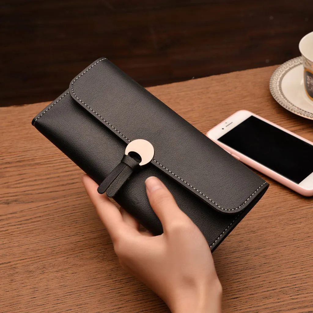 women's wallet Fashion Long Wallets Ladies Bag For Women 2019 Pure Color Card Holder Party Hand Bags monederos para mujer
women's wallet Fashion Long Wallets Ladies Bag For Women 2019 Pure Color Card Holder Party Hand Bags monederos para mujer