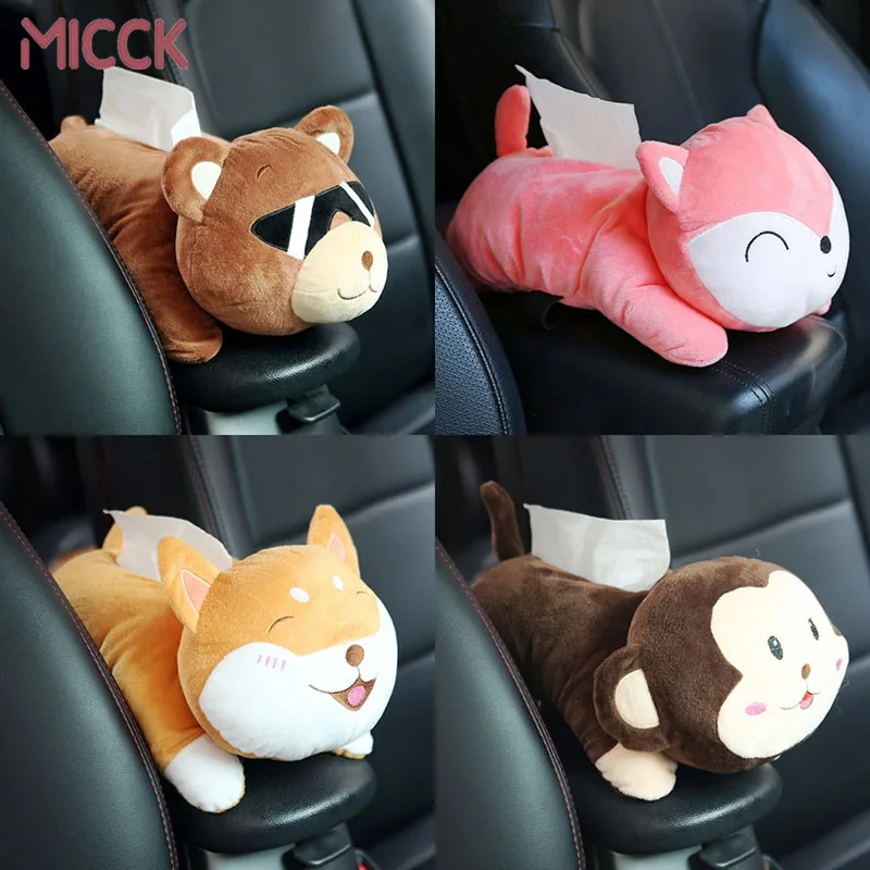 MICCK Creative Cartoon Cute Car Tissue Holder Plush Car Armrest Box Tissue Box Paper Towel Storage Case Organizer Accessories
MICCK Creative Cartoon Cute Car Tissue Holder Plush Car Armrest Box Tissue Box Paper Towel Storage Case Organizer Accessories