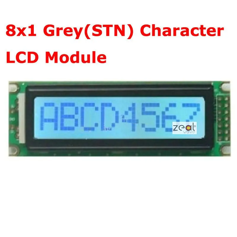 801 8x1 8*1 Grey(STN) Character LCD Module White LED Backlight Free Shipping Free Tracking
801 8x1 8*1 Grey(STN) Character LCD Module White LED Backlight Free Shipping Free Tracking