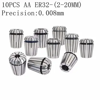10 pieces of high precision AAER32 chuck 0.0008mm CNC accessories engraving machine processing center spring chuck 2-20mm 4 6 8
10 pieces of high precision AAER32 chuck 0.0008mm CNC accessories engraving machine processing center spring chuck 2-20mm 4 6 8