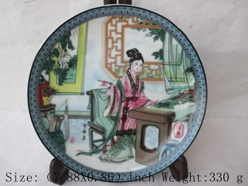 TNUKK Exquisite Ancient China classical dream of red mansions character porcelain plate
TNUKK Exquisite Ancient China classical dream of red mansions character porcelain plate