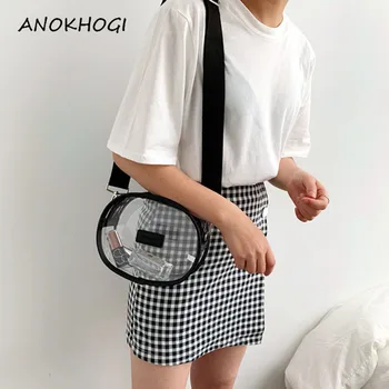 Transparent Hot INS PVC Women Crossbody Bags Fashion Korean Style Phone Mini Shoulder Bag Party Holiday Handbags B413
Transparent Hot INS PVC Women Crossbody Bags Fashion Korean Style Phone Mini Shoulder Bag Party Holiday Handbags B413