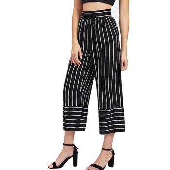 Elegant Striped loose women pants High waist split long pants female Summer streatwear black side stripe casual pants
Elegant Striped loose women pants High waist split long pants female Summer streatwear black side stripe casual pants