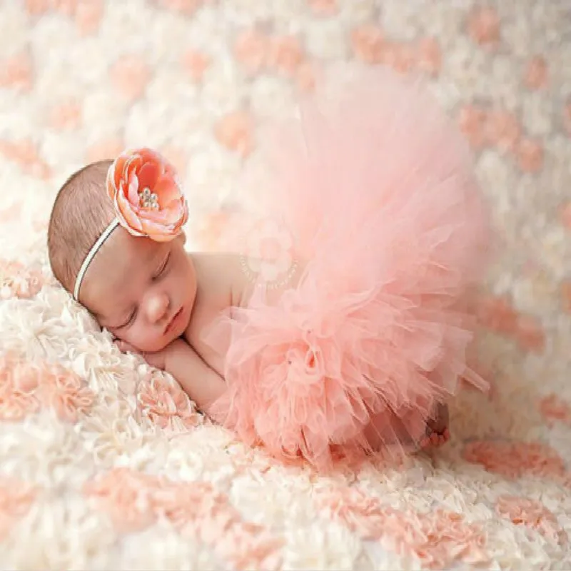 Newborns Costume Baby Set Cute Pink Soft Mesh Gauze Dress + Pink Flower Headband Photo Photography Prop Clothes KYY8010-4
Newborns Costume Baby Set Cute Pink Soft Mesh Gauze Dress + Pink Flower Headband Photo Photography Prop Clothes KYY8010-4