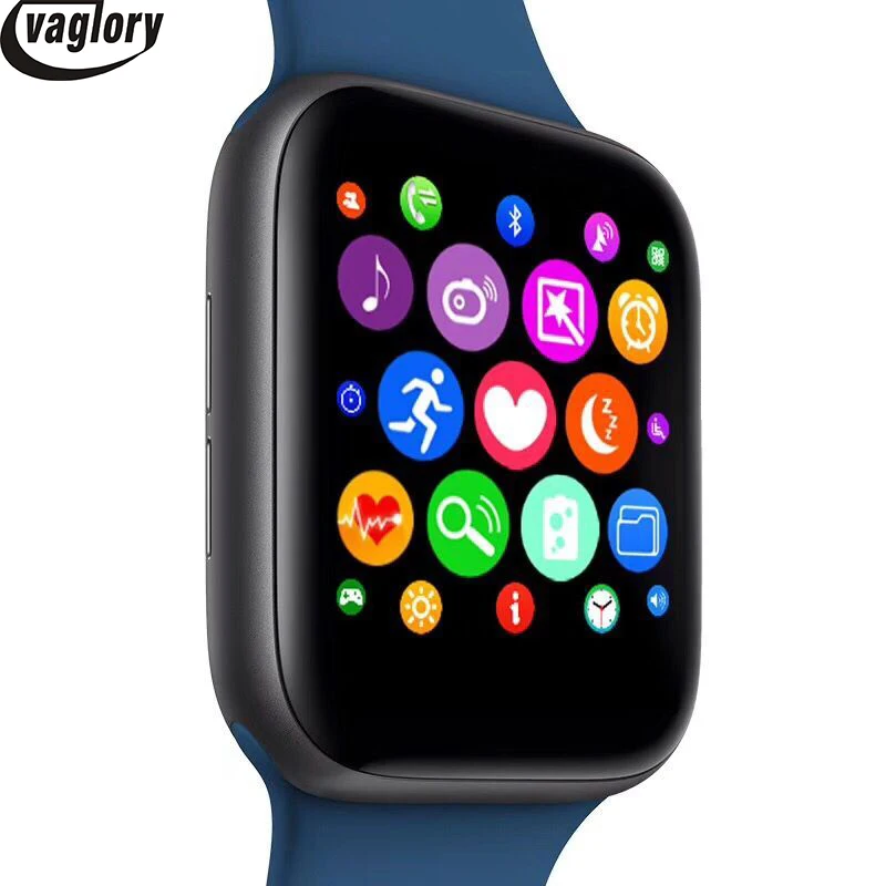 IWO 8 Смарт часы для мужчин 44 мм случае MTK2502C Bluetooth Smartwatch поддержка напоминание SMS