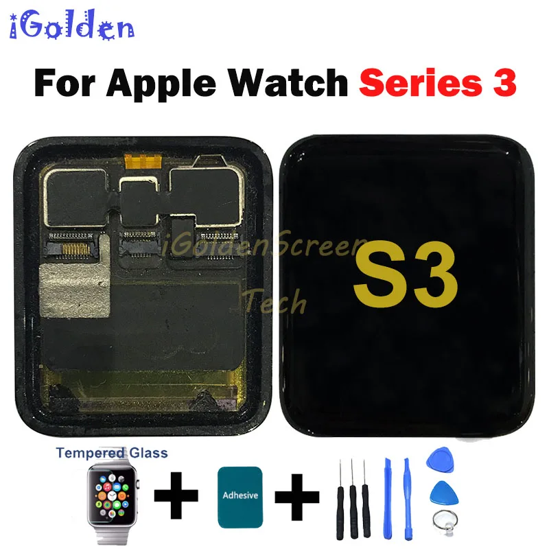 100% Tested For Apple Watch Series 3 GPS LCD Display Touch Screen Digitizer Series3 S3 38mm/42mm Lcd Pantalla Replacement +Tools
100% Tested For Apple Watch Series 3 GPS LCD Display Touch Screen Digitizer Series3 S3 38mm/42mm Lcd Pantalla Replacement +Tools