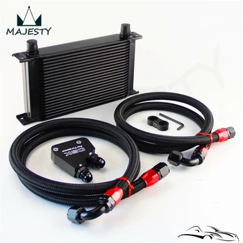 22 Row Engine Oil Cooler Kit + Sandwich Plate For BILLET LS1 LS2 LS3 LSX VE HSV Black
22 Row Engine Oil Cooler Kit + Sandwich Plate For BILLET LS1 LS2 LS3 LSX VE HSV Black