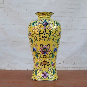 Tao Caicai foreign trade new Chinese famille rose porcelain vase flower Home Furnishing Room Decor
Tao Caicai foreign trade new Chinese famille rose porcelain vase flower Home Furnishing Room Decor