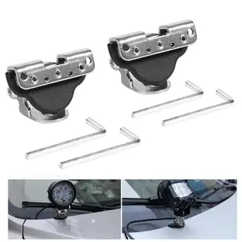 1 Pair LED Light Bar Mounting Brackets Hood Offroad Work Light Clamp Holder High Quality Stainless Steel Screw Truck Lamp
1 Pair LED Light Bar Mounting Brackets Hood Offroad Work Light Clamp Holder High Quality Stainless Steel Screw Truck Lamp