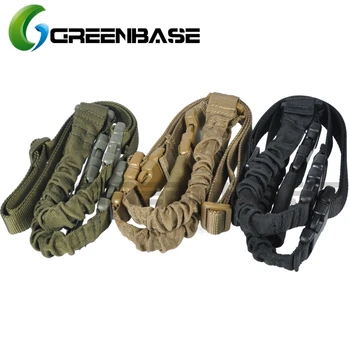 Greenbase One Point Sling AR15 Tactical Gun Sling Bungee Rifle Gun Sling Strap Adjustable Single Point 1000D Nylon Sling Hunting
Greenbase One Point Sling AR15 Tactical Gun Sling Bungee Rifle Gun Sling Strap Adjustable Single Point 1000D Nylon Sling Hunting