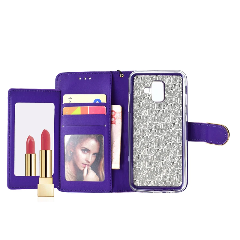 Diamond Case Mirror Cover For Samsung Galaxy S5 S6 S7 Edge S8 S9 Plus A3 A5 A6 A8 Plus J3 J5 J7 2016 2017 J2 Pro J4 J6 J8 2018 (10)