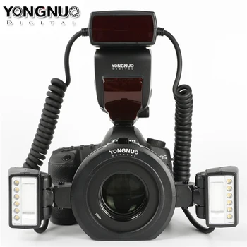 Yongnuo YN24EX E TTL Macro Flash Speedlite for Canon EOS 1Dx 5D3 6D 7D 70D 80D Cameras with 2pcs Flash Head + 4pcs Adapter Rings
Yongnuo YN24EX E TTL Macro Flash Speedlite for Canon EOS 1Dx 5D3 6D 7D 70D 80D Cameras with 2pcs Flash Head + 4pcs Adapter Rings