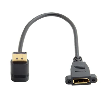 Zihan Male DisplayPort Display Port to Female 90 Degree Up Down Angled Extension Cable
Zihan Male DisplayPort Display Port to Female 90 Degree Up Down Angled Extension Cable