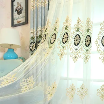 Finished Products Luxury Embroidered Blackout Curtain For living Room Bedroom Kitchen Tulle Curtain Window Treatment Drapes
Finished Products Luxury Embroidered Blackout Curtain For living Room Bedroom Kitchen Tulle Curtain Window Treatment Drapes