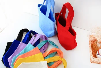 Convenient solid color plain canvas lunch bag recycled reusable shopping bags cosmetic bag storage Bags W8439
Convenient solid color plain canvas lunch bag recycled reusable shopping bags cosmetic bag storage Bags W8439