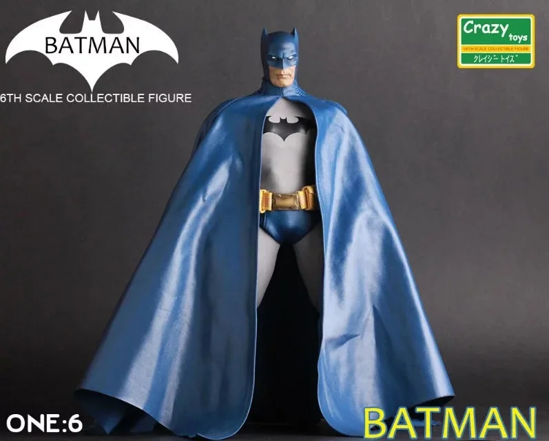 Crazy Toys Batman Blue Limited Edition 1/6 th Scale Collectible Figure Model Toy 12inch 30cm
Crazy Toys Batman Blue Limited Edition 1/6 th Scale Collectible Figure Model Toy 12inch 30cm