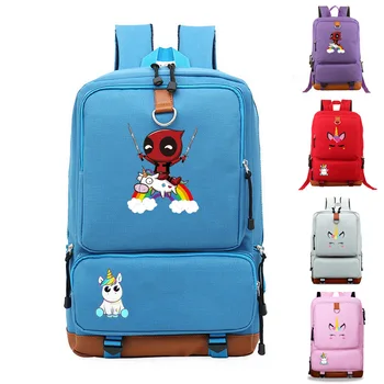 Cartoon Cute Rainbow Unicorns Boy Girl School bag Women Bagpack Teenagers Schoolbags Canvas Men Student Backpack Packsack
Cartoon Cute Rainbow Unicorns Boy Girl School bag Women Bagpack Teenagers Schoolbags Canvas Men Student Backpack Packsack