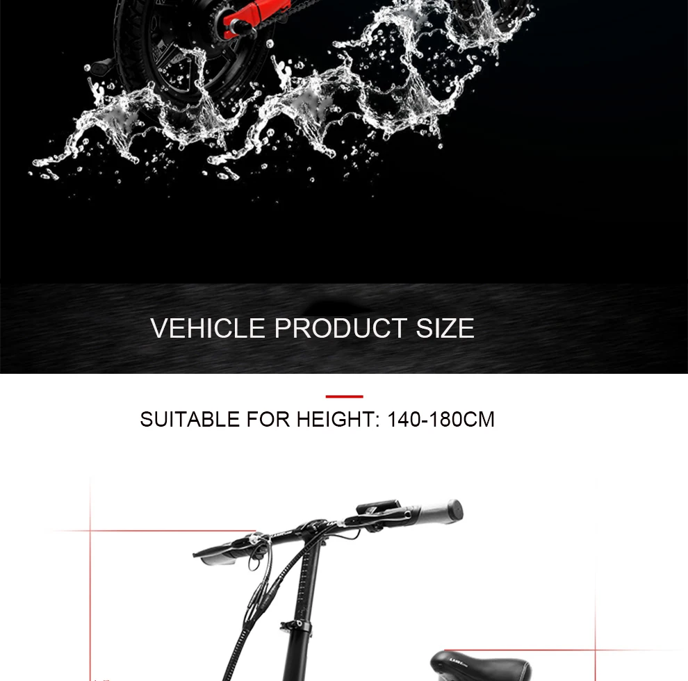 Sale Electric bicycle to help travel small lithium battery new generation driving battery folding electric bicycle 14 inch mini bicyc 23