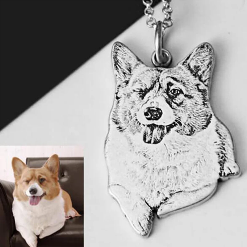 LuxJuly Personalized Custom Pet Photo Outline Pendant Necklace Customized Necklace Handmade Puppy Caty Necklace
LuxJuly Personalized Custom Pet Photo Outline Pendant Necklace Customized Necklace Handmade Puppy Caty Necklace