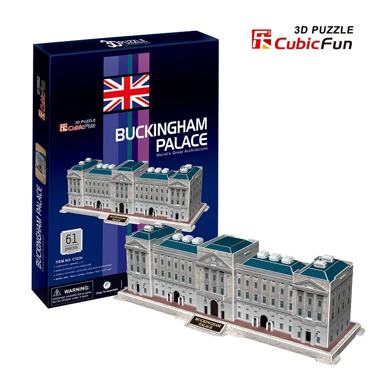 Kingtoy paper craft 3D puzzle toy-Buckingham Palace christmas gift toy free shipping Child Diy Toy
Kingtoy paper craft 3D puzzle toy-Buckingham Palace christmas gift toy free shipping Child Diy Toy