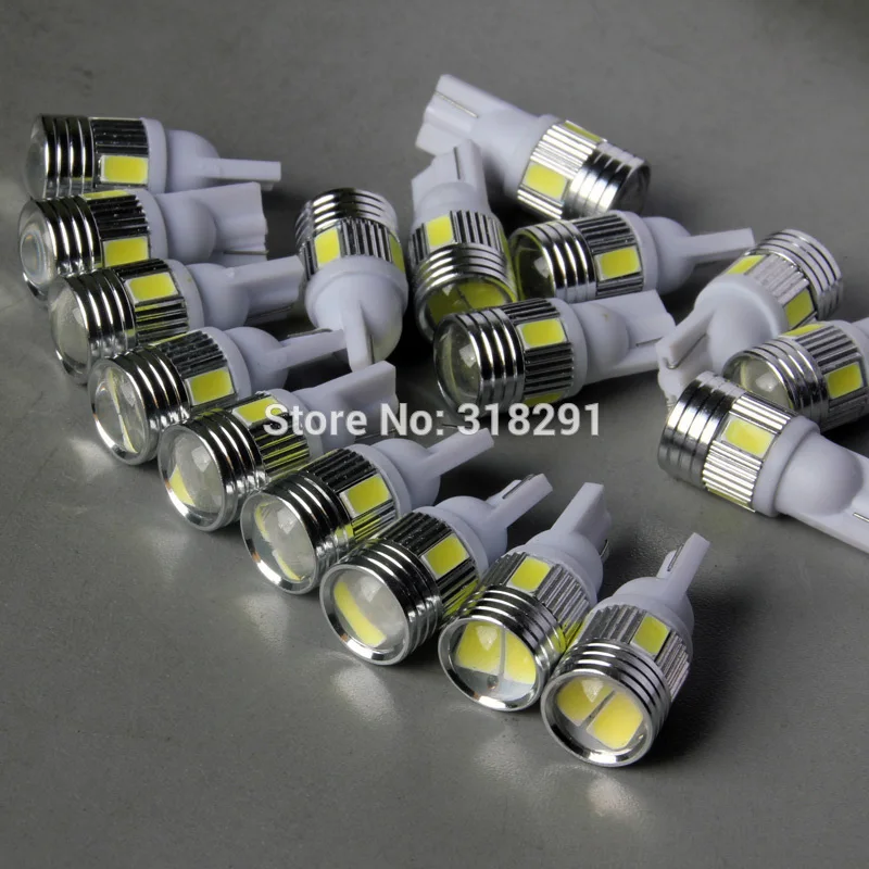 100pcs/lot T10 5630smd 6 samsung led high bright Car LED Bulbs auto Interior Lighting with Aluminum cover with lens 
100pcs/lot T10 5630smd 6 samsung led high bright Car LED Bulbs auto Interior Lighting with Aluminum cover with lens