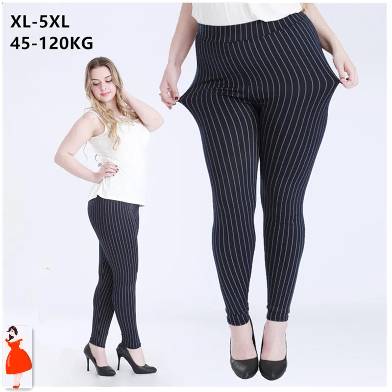 Modis Plus Size Women Leggings Blue Fitness High Waist Leggins 3XL 4XL 5XL Black Stripes Legging Ropa Feminina Pencil Legginsy
Modis Plus Size Women Leggings Blue Fitness High Waist Leggins 3XL 4XL 5XL Black Stripes Legging Ropa Feminina Pencil Legginsy