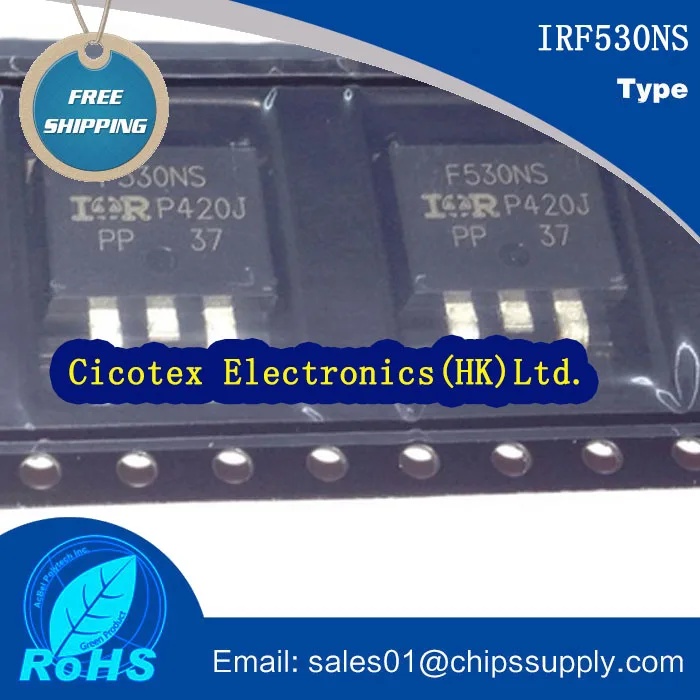 10 шт./лот IRF530NSTRLPBF IN42PATIENTS TO263 IRF530NS MOSFET N-CH 100V 17A D2PAK IRF530NSPBF | Электронные компоненты и