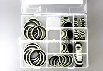 105pcs G1/8''~G1-G1/2'' Bonded Carbon Steel Rubber Oil Drain Plug Gasket Combined Washer Sealing Ring Threaded Pipe Gsaket
105pcs G1/8''~G1-G1/2'' Bonded Carbon Steel Rubber Oil Drain Plug Gasket Combined Washer Sealing Ring Threaded Pipe Gsaket