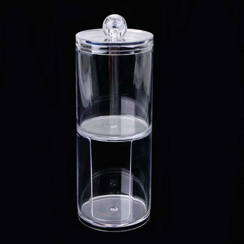 New Transparent Round Container Storage Case Makeup Cotton Pad Box Nail Paper Wipe
New Transparent Round Container Storage Case Makeup Cotton Pad Box Nail Paper Wipe