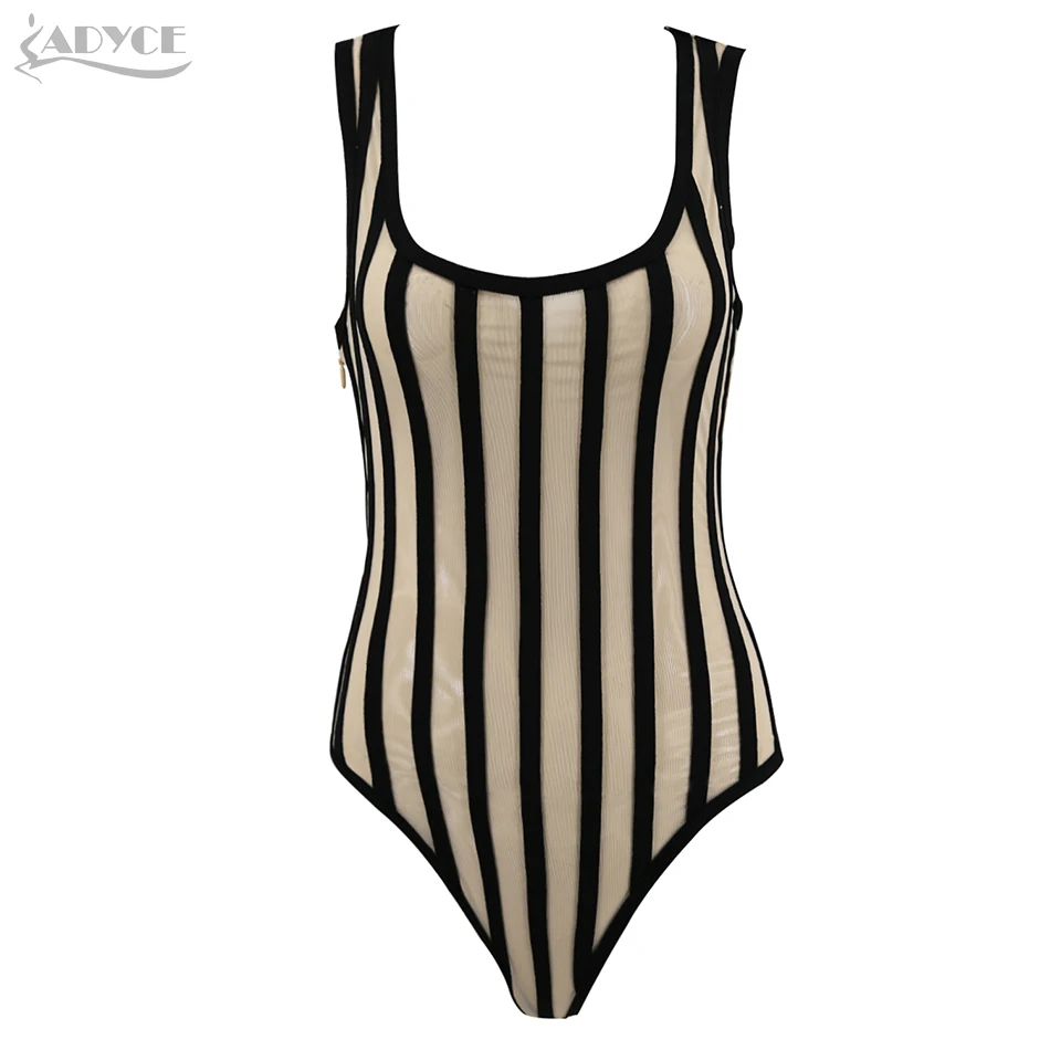 Adyce 2019 Chic Summer Short Bandage Jumpsuits Sexy O-Neck Sleeveless Lace Hollow Out Mesh Side Zipper Women Bodycon Bodysuits
Adyce 2019 Chic Summer Short Bandage Jumpsuits Sexy O-Neck Sleeveless Lace Hollow Out Mesh Side Zipper Women Bodycon Bodysuits