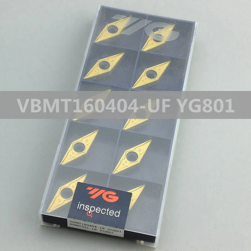 VBMT160404-UF YG801 VBMT331/VBMT160408-UG VBMT332 Корея YG ЧПУ Поворотные твердосплавные вкладыши для
