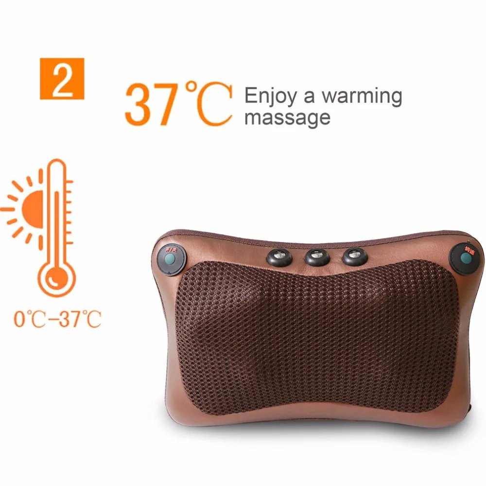 New 2017 Car Home Office 6 Heads Magnetic Therapy Electronic Neck Massager Back Waist Neck Shoulder Massage Pillow Cushion New
New 2017 Car Home Office 6 Heads Magnetic Therapy Electronic Neck Massager Back Waist Neck Shoulder Massage Pillow Cushion New