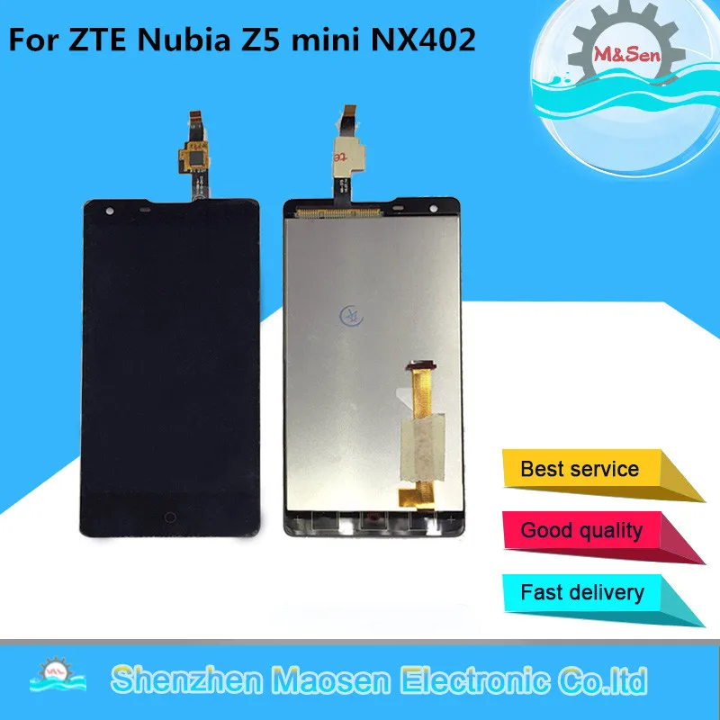 M&Sen For 4.7" ZTE Nubia Z5 Mini NX402 NX402J LCD Screen Display+Touch Digiziter Replacement For ZTE Z5 Mini Assembly Display
M&Sen For 4.7" ZTE Nubia Z5 Mini NX402 NX402J LCD Screen Display+Touch Digiziter Replacement For ZTE Z5 Mini Assembly Display