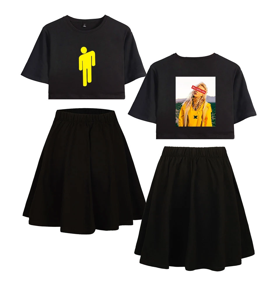 FADUN TOMMY Billie Eilish Summer pop Women Two Pieces Sets Sexy Short Skirt And T-shirts Clothes 2019 Hot Sale Kpops Sets XXL
FADUN TOMMY Billie Eilish Summer pop Women Two Pieces Sets Sexy Short Skirt And T-shirts Clothes 2019 Hot Sale Kpops Sets XXL