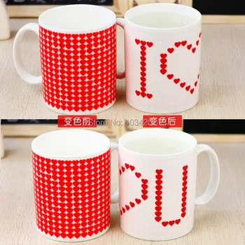 Free shipping 100pcs/lot Love Color Changing Mug Cup Great Gift Ceramic Cup #GH46
Free shipping 100pcs/lot Love Color Changing Mug Cup Great Gift Ceramic Cup #GH46