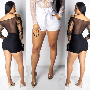 Trendy Women Shorts Solid Color Slim Summer Hot Bandage Loose Belt Beach Casual High Waist Shorts Lady Trousers
Trendy Women Shorts Solid Color Slim Summer Hot Bandage Loose Belt Beach Casual High Waist Shorts Lady Trousers