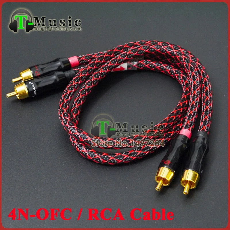 Pair High Quality 4N OFC RCA Cable HiFi Audio Cable For DAC Preamp Amplifier / 0.5M 1M 1.5M
Pair High Quality 4N OFC RCA Cable HiFi Audio Cable For DAC Preamp Amplifier / 0.5M 1M 1.5M