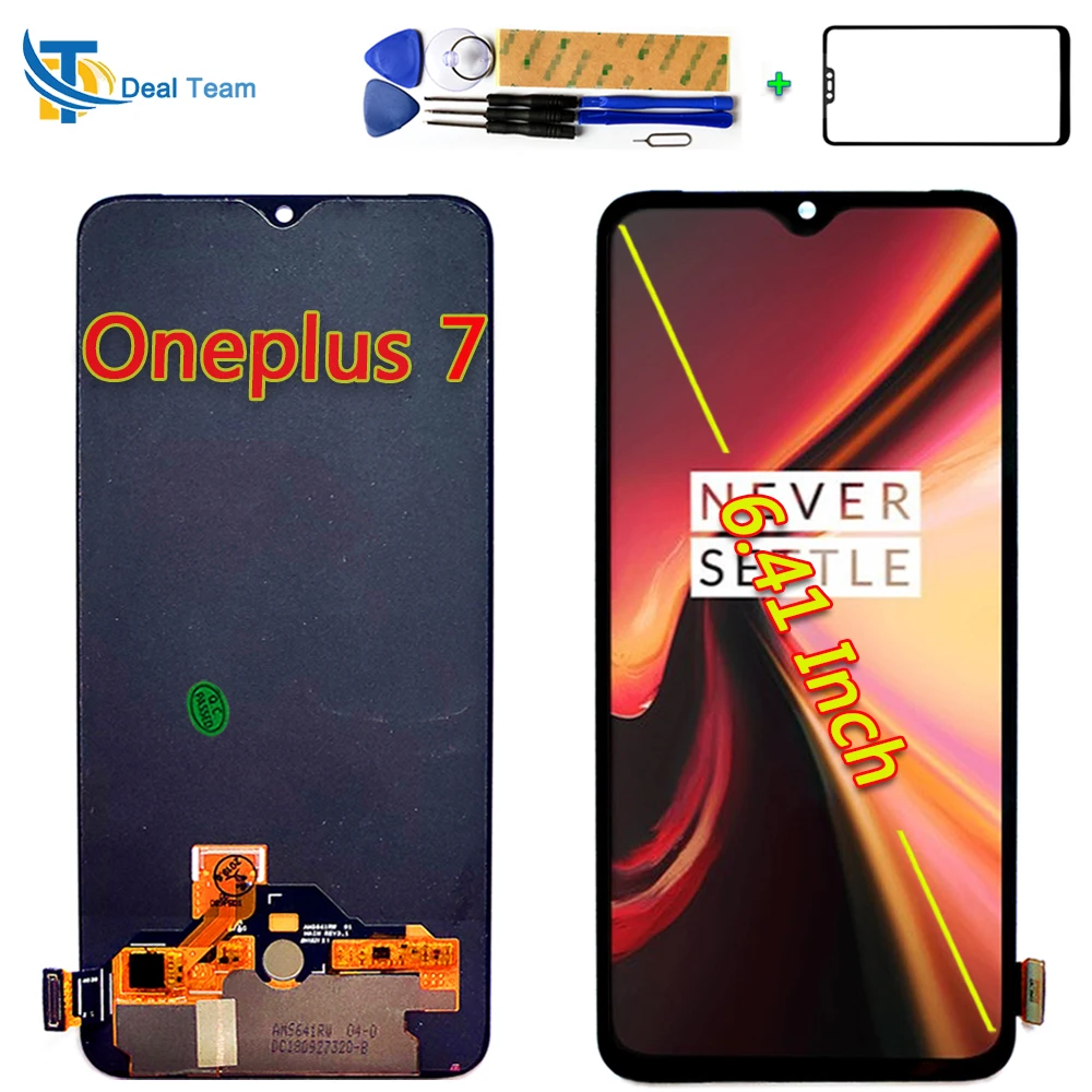 Deal Team 6.41 inch For OnePlus 7 LCD Display Touch Screen 1+7 For One Plus 7 Digitizer Assembly 2340*1080 Free Tools Glass film
Deal Team 6.41 inch For OnePlus 7 LCD Display Touch Screen 1+7 For One Plus 7 Digitizer Assembly 2340*1080 Free Tools Glass film