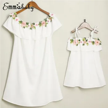 Mother and Daughter Clothes Family Look Casual Boho Dress Mommy&Me Ruffles Sleeveless Appliques Dresses Family Matching Outfits
Mother and Daughter Clothes Family Look Casual Boho Dress Mommy&Me Ruffles Sleeveless Appliques Dresses Family Matching Outfits