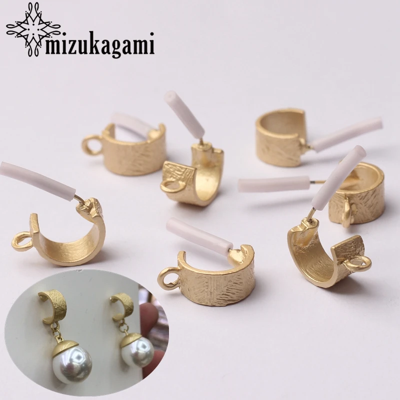 Zinc Alloy Golden Round Semicircle Shape Base Earrings Connector 12MM 6pcs/lot For DIY Drop Earrings Making Accessories
Zinc Alloy Golden Round Semicircle Shape Base Earrings Connector 12MM 6pcs/lot For DIY Drop Earrings Making Accessories