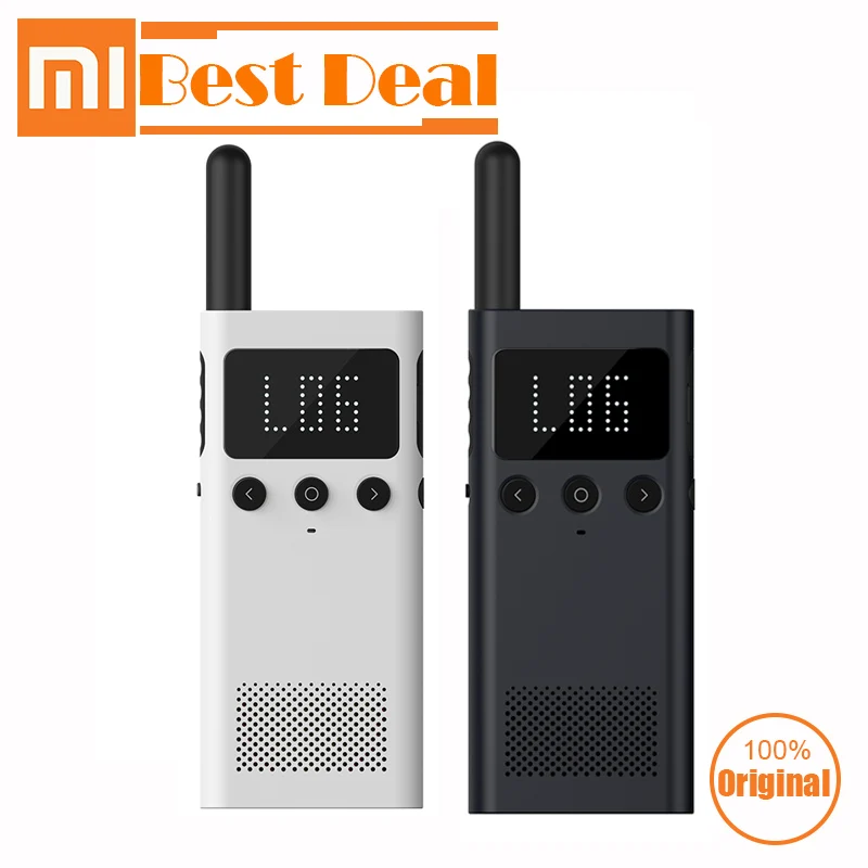 Original Xiaomi Mijia intercom Walkie Talkie 1S FM Radio Bluetooth phone APP Location Share Fast Team Talk intercom
Original Xiaomi Mijia intercom Walkie Talkie 1S FM Radio Bluetooth phone APP Location Share Fast Team Talk intercom